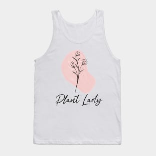 Plant Lady Shirt, Gardening Shirt, Gift for Gardener, Garden Lover, Plant Lover, Earth Day Shirt,Pink Shirt,Gift for plant lady,plant mom Tank Top